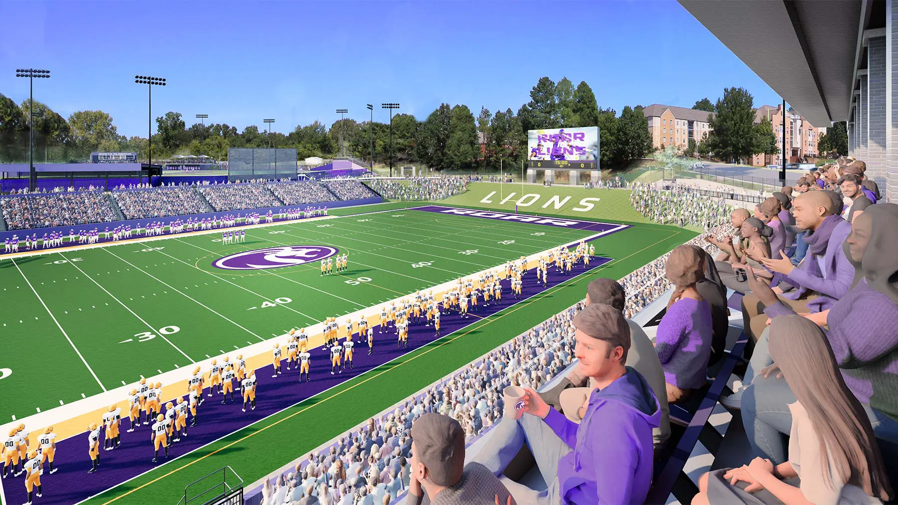 Rendering of bi stadium